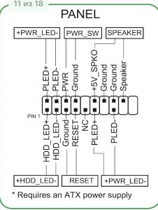 B250_system_panel_connector
