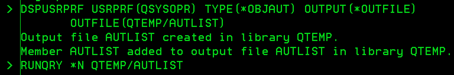 dspusrprf_objaut_cmd