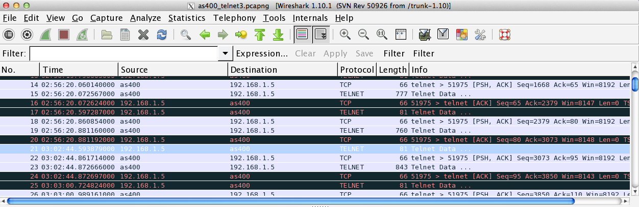 ibmi_telnet_wireshark_log