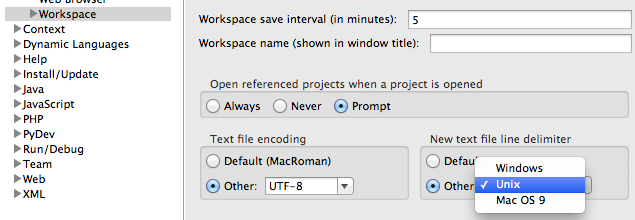 python_eclipse_editer_setting