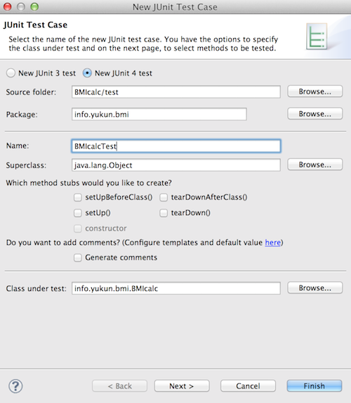 junit_create_test_class